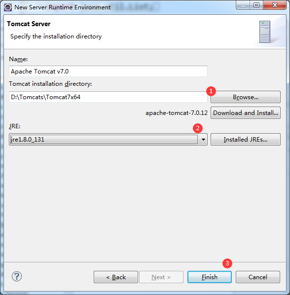 New Server Runtime Environment